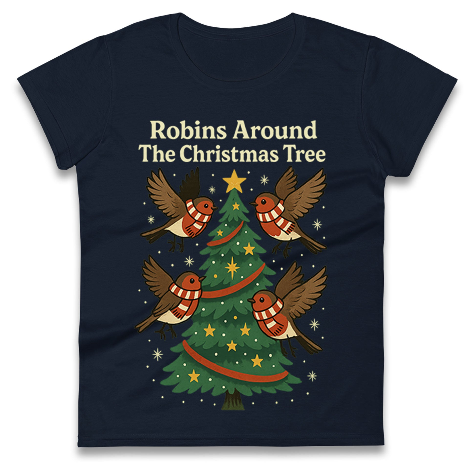 Swindon Town Christmas Ladies T Shirt 