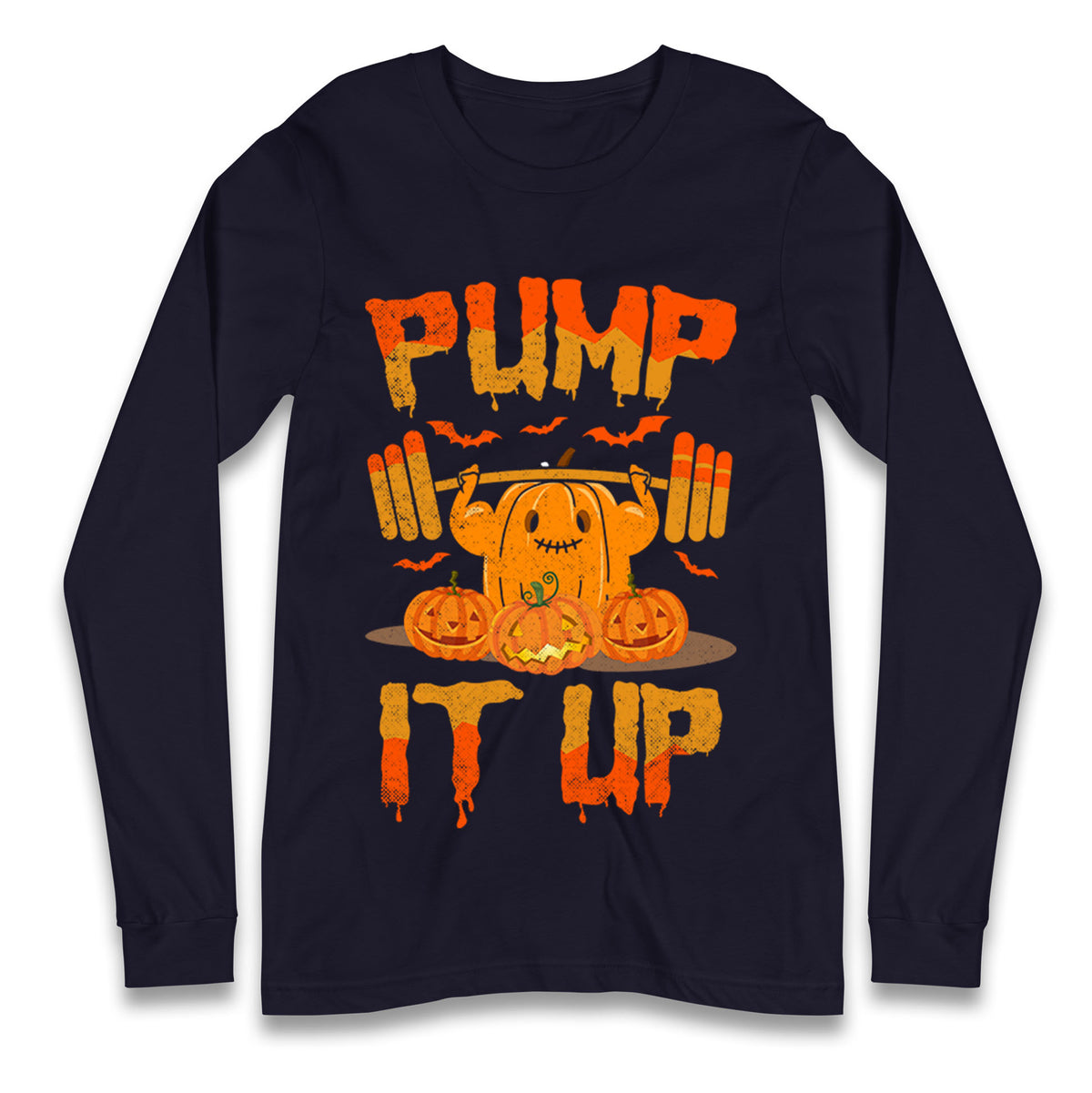 Halloween Fitness Pumpkin T Shirt