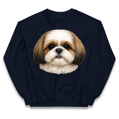 Shih Tzu Face Kids Jumper