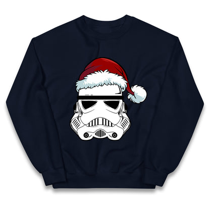Stormtrooper Santa Christmas Kids Jumper
