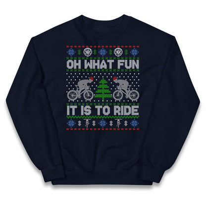 BMX Christmas Kids Jumper