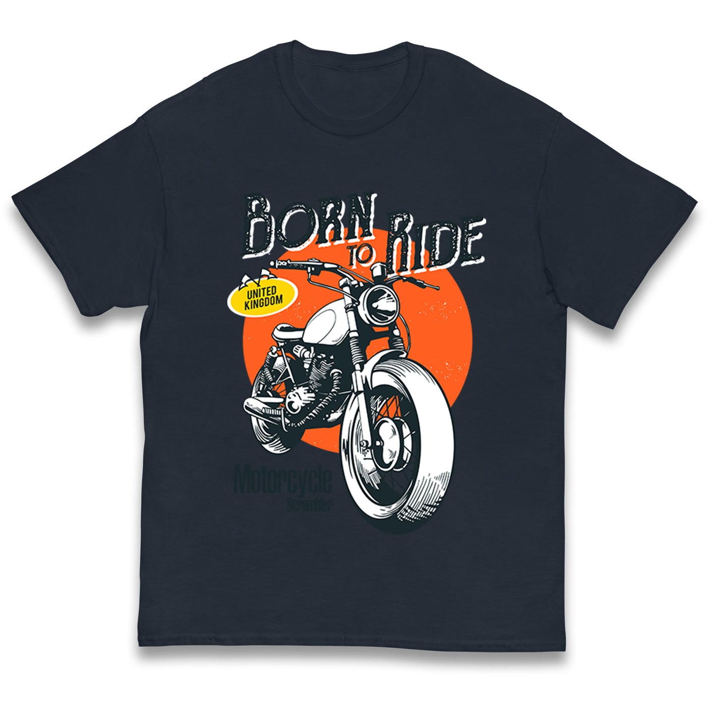 Born To Ride UK Kids T Shirt