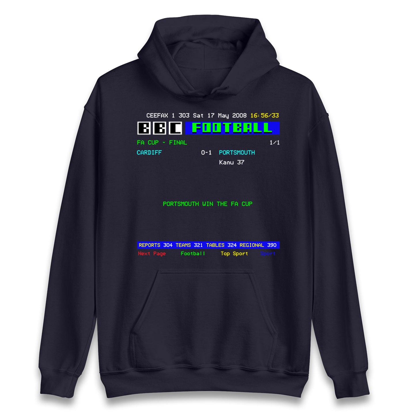 Portsmouth FA Cup Winners 2008 Hoodie 