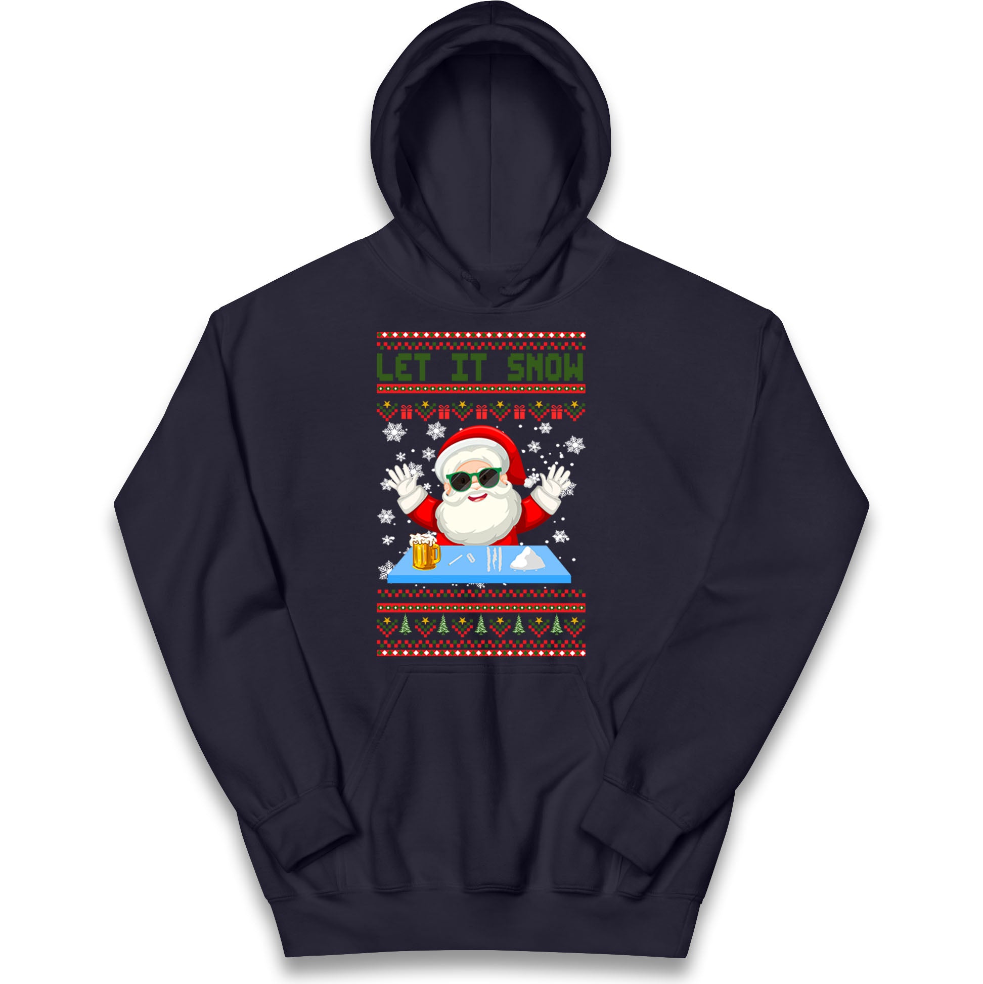 Santa Claus Christmas Kids Hoodie
