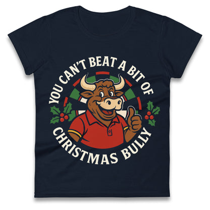 Bullseye Xmas Ladies T Shirt