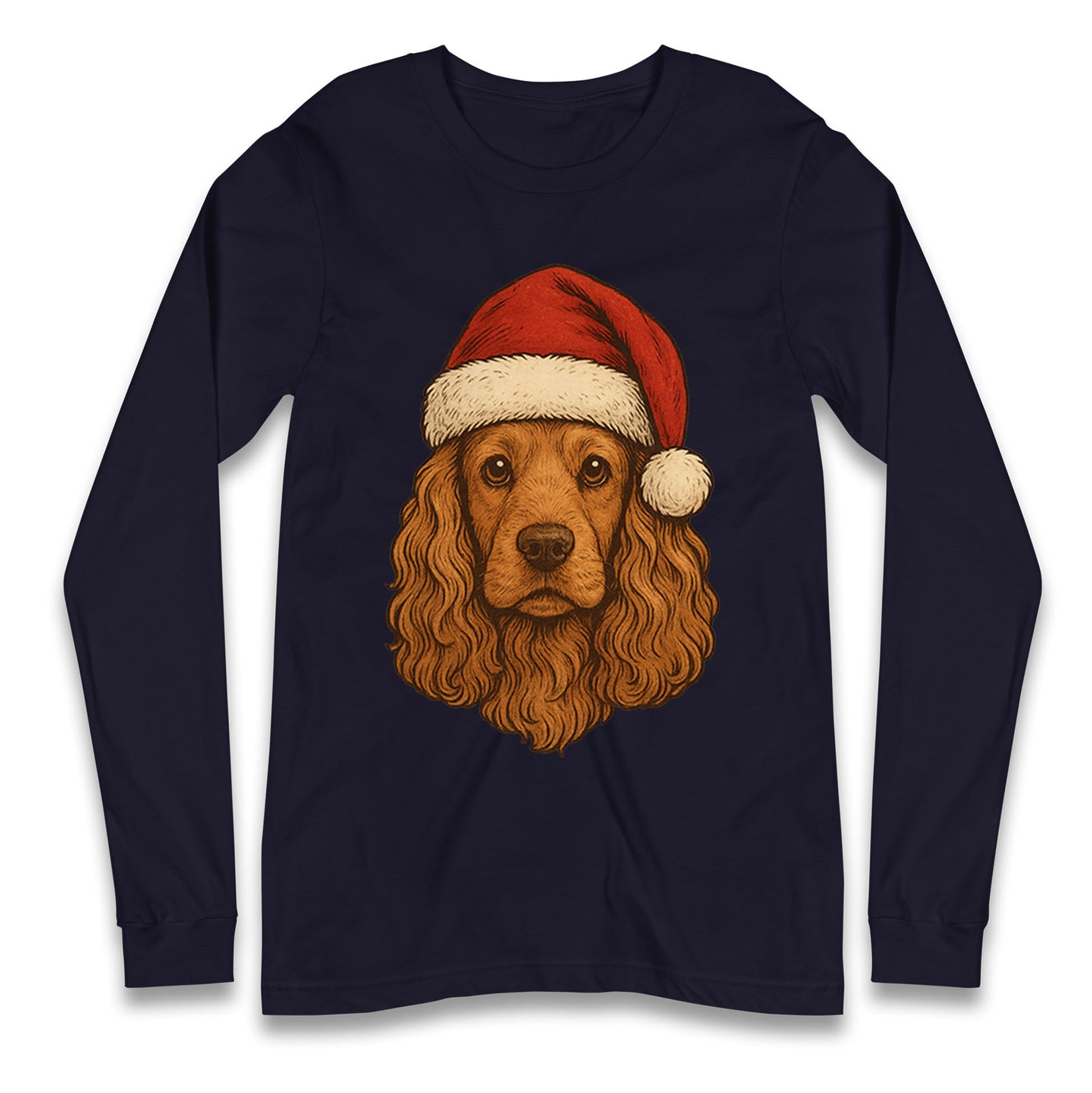 Cocker Spaniel Christmas Longsleeve T Shirt