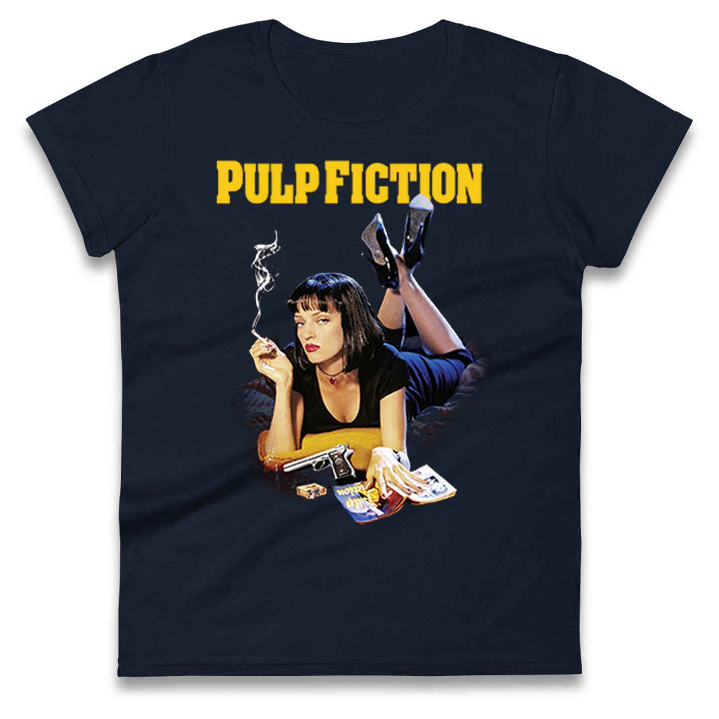 Uma Thurman Pulp Fiction Ladies T Shirt