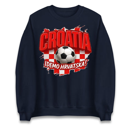 Croatia Retro World Cup Jumper