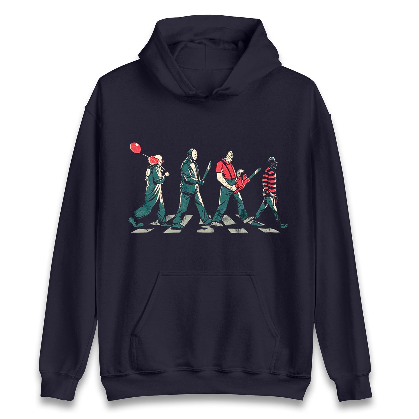 Horror Characters Friends Spoof Halloween Unisex Hoodie