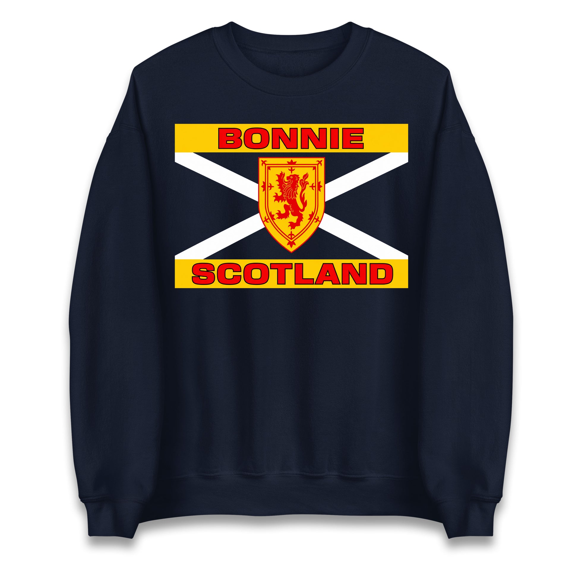 Bonnie Scotland Football Flag Jumper