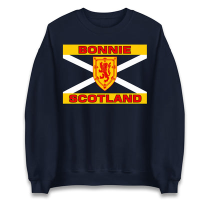 Bonnie Scotland Football Flag Jumper