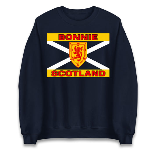Bonnie Scotland Football Flag Jumper