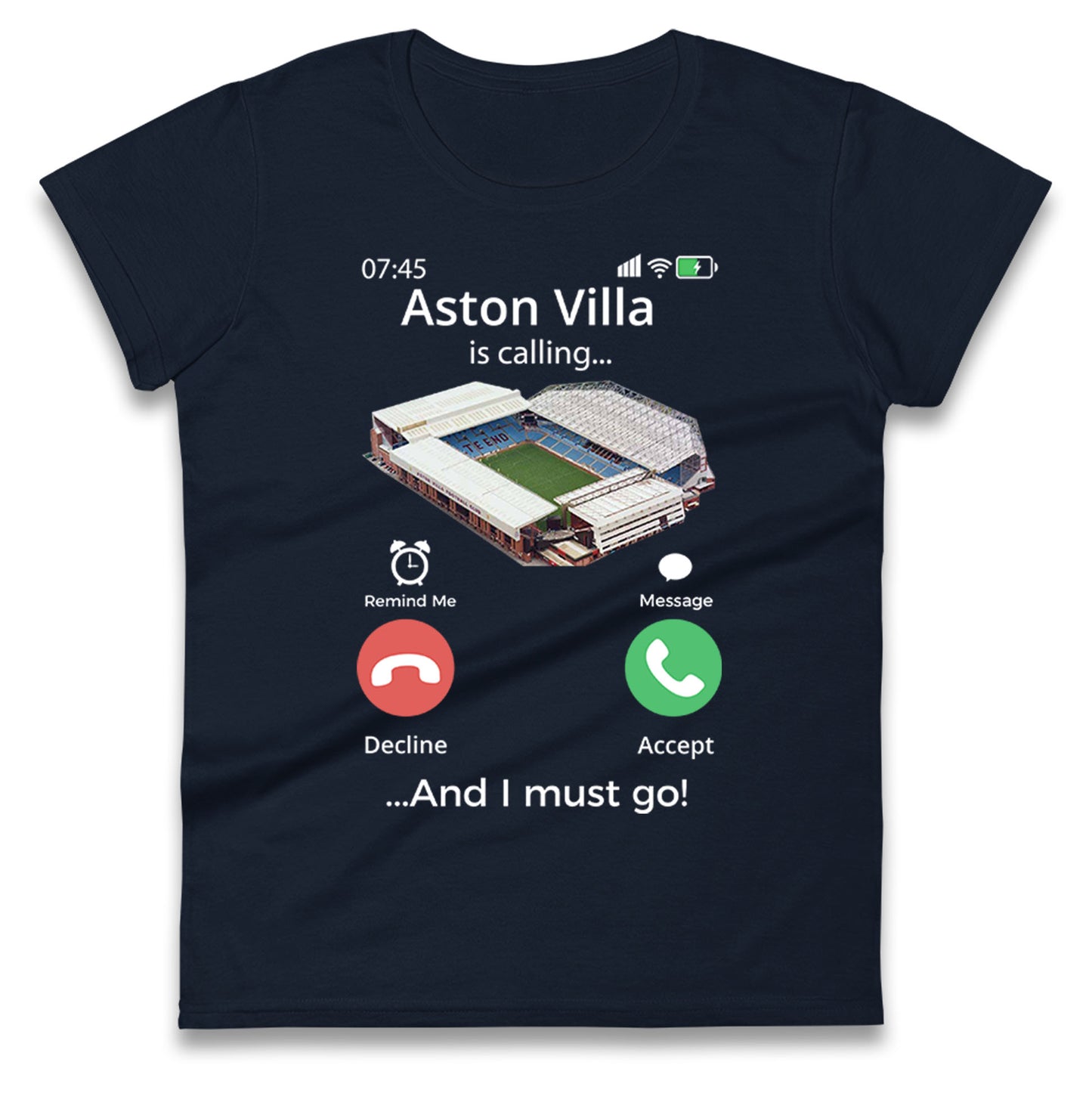 aston villa womens t shirt