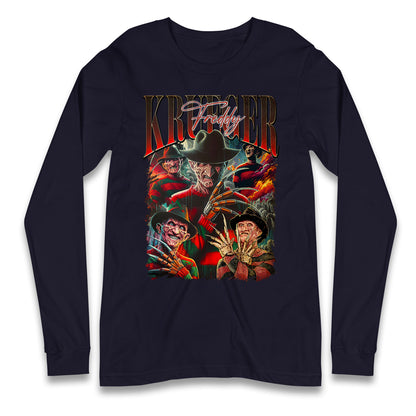 Freddy Krueger Halloween Bootleg Long Sleeve T Shirt