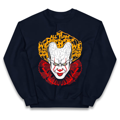 Pennywise Scary Clown Halloween Jumper
