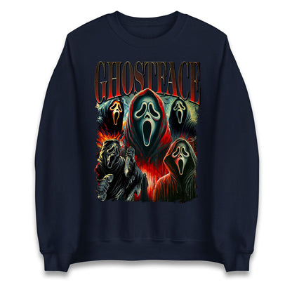 Ghost Face Halloween Bootleg Unisex Sweatshirt