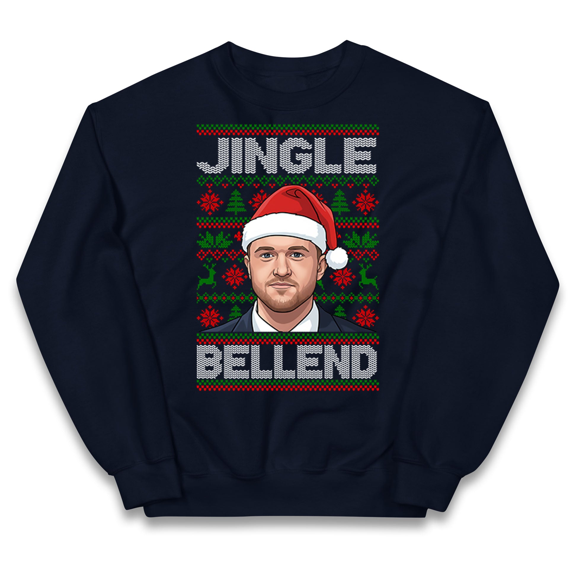 Tommy Robinson Jingle Bell Kids Jumper