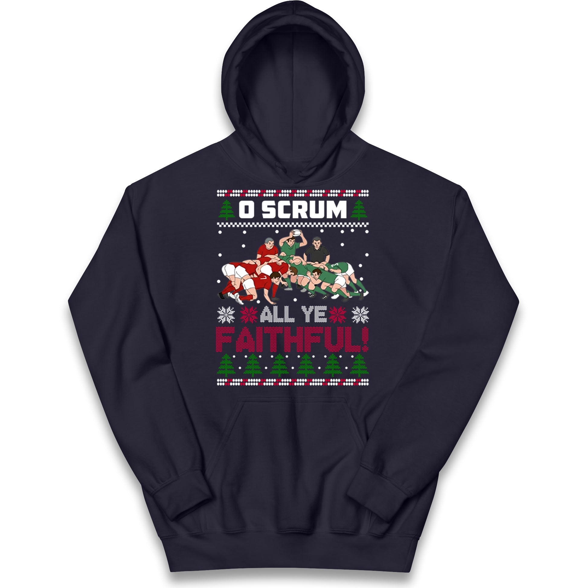 O Come All ye Faithfull Kids Hoodie 