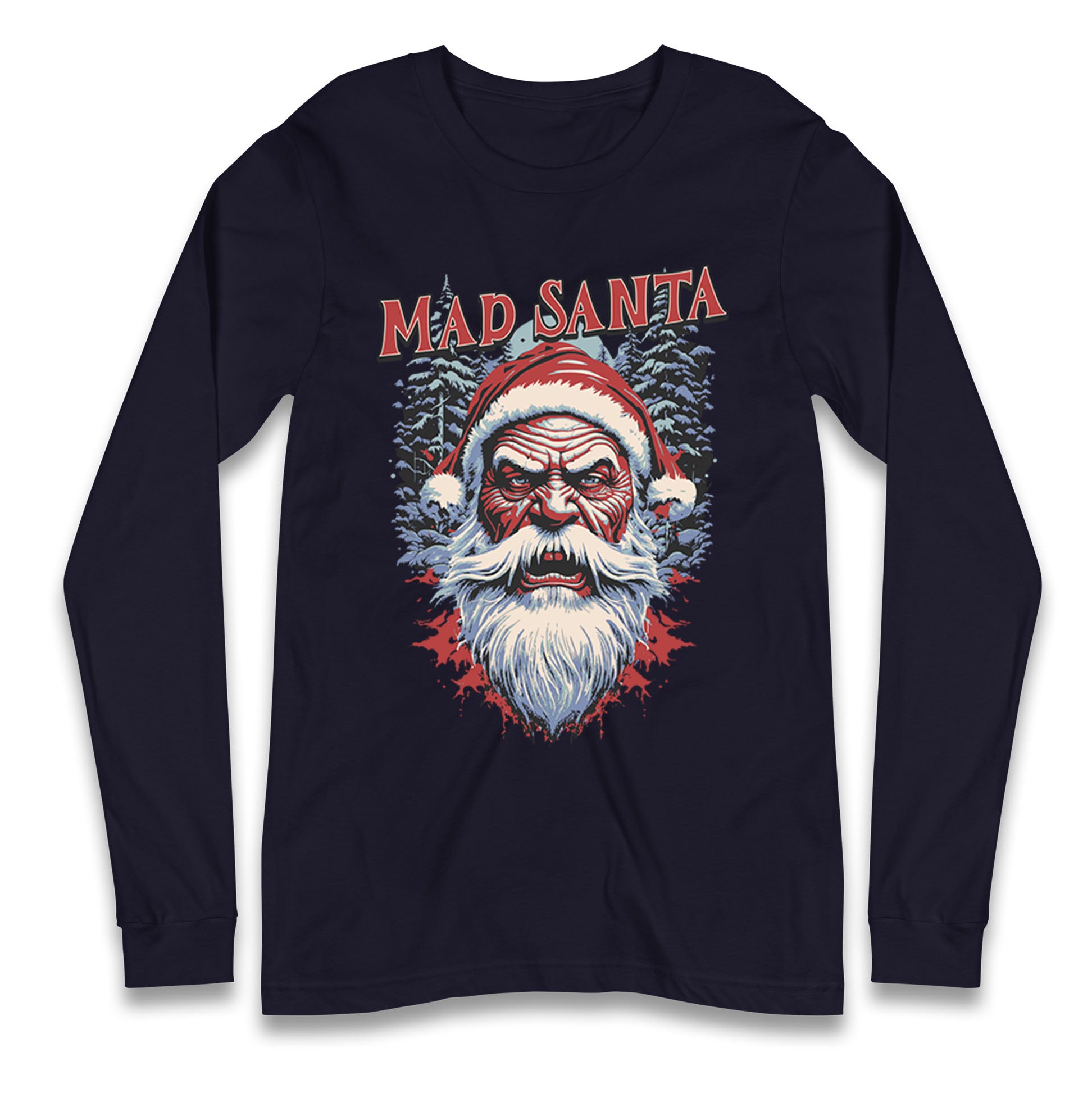 Mad Santa Longsleeve T Shirt