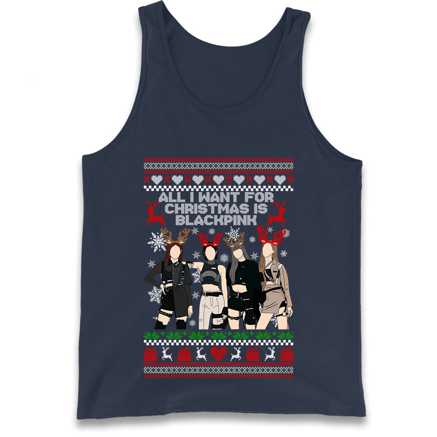 BlackPink Christmas Tank Top