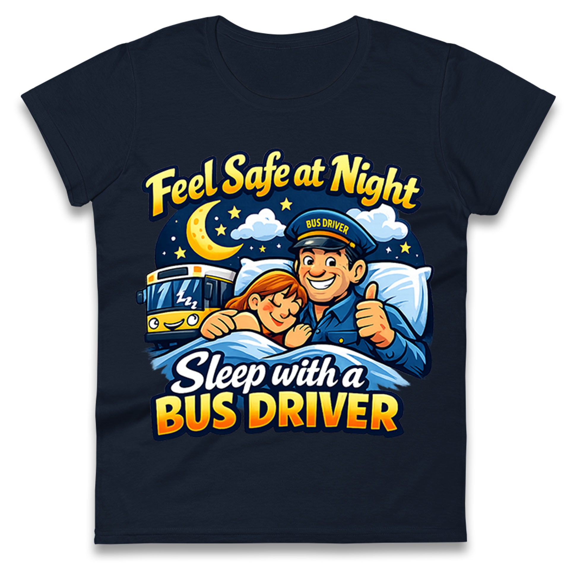 Bus Driver Job Title Ladies T Shirt 