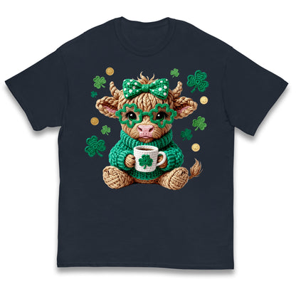 Cute Cow St Patrick Kids T Shirt