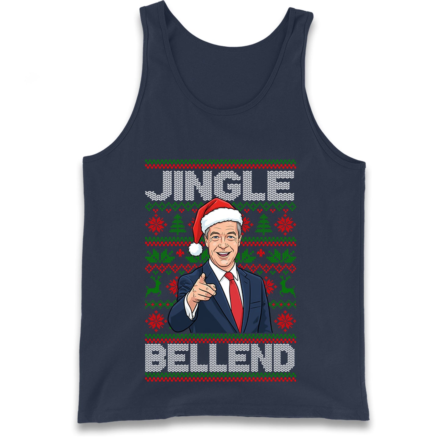 Nigel Farage Christmas Tank Top