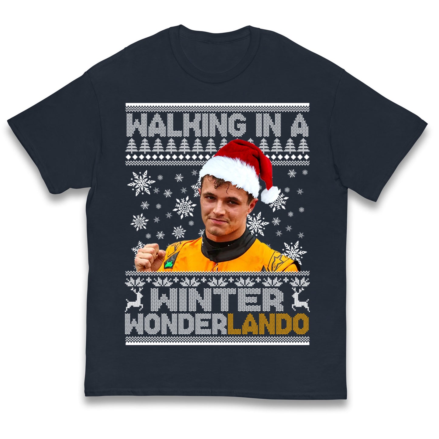 Lando Norris Christmas Kids T Shirt