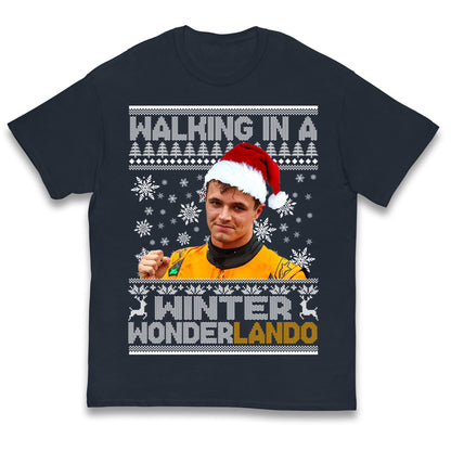 Lando Norris Christmas Kids T Shirt