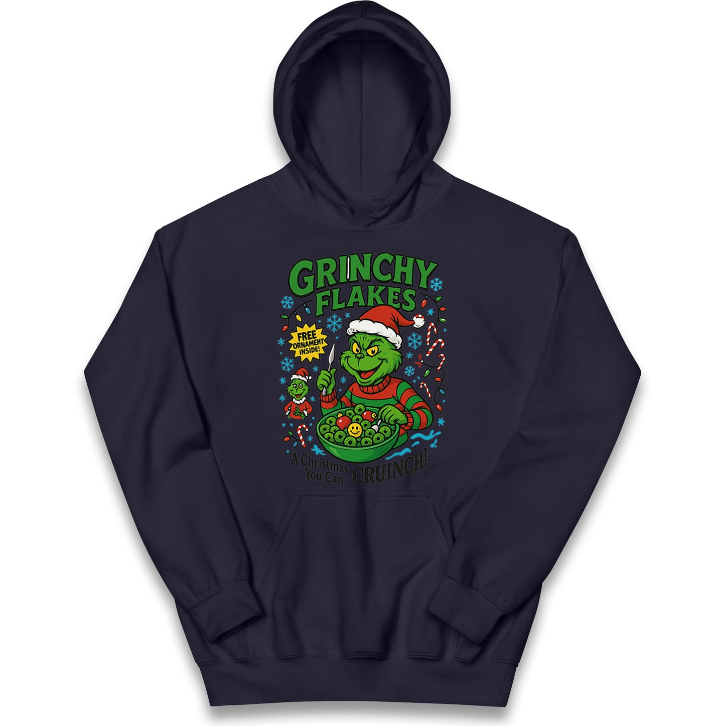 Grinch Christmas Kids Hoodie