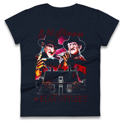 Freddy Krueger Movie Ladies T Shirt 