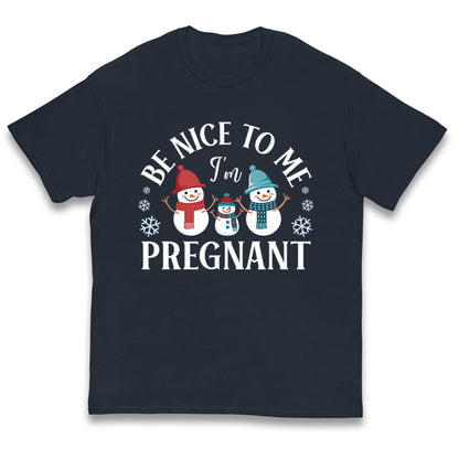 Pregnant At Christmas Kids T Shirt