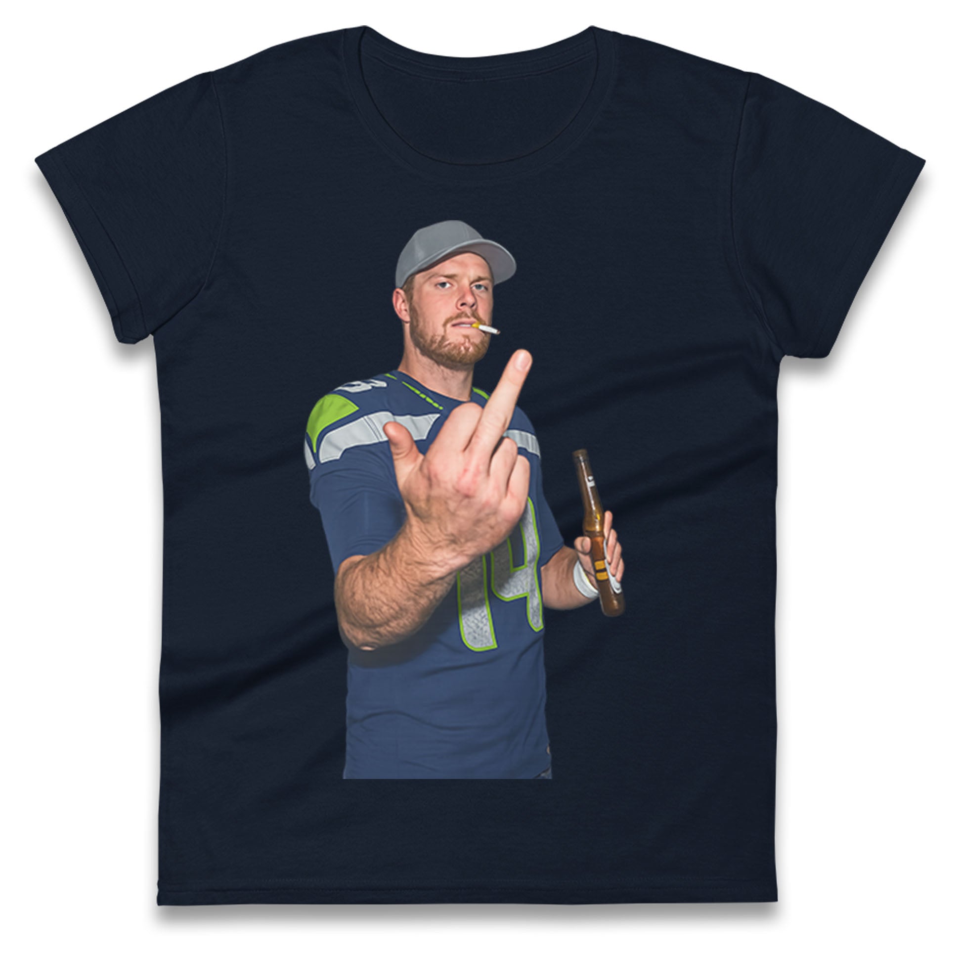 Steve Darnold Superbowl 2026 Ladies T Shirt