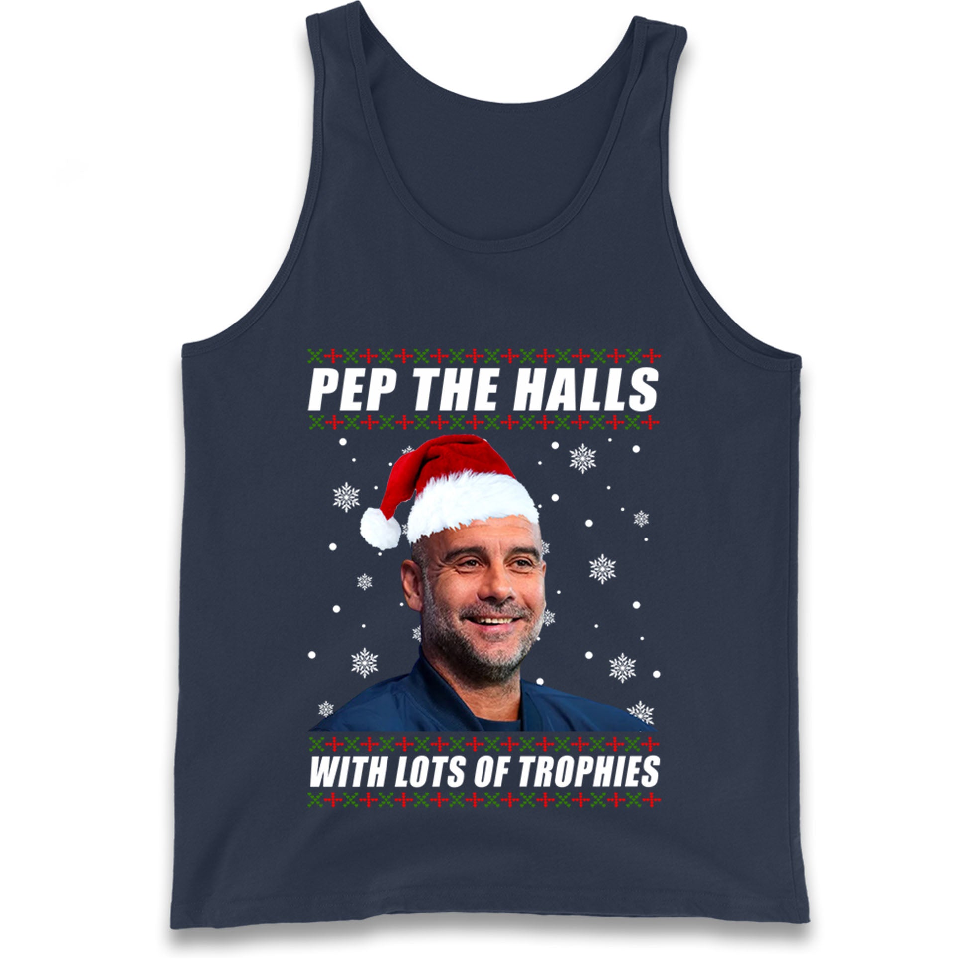 Pep Guardiola Christmas Tank Top