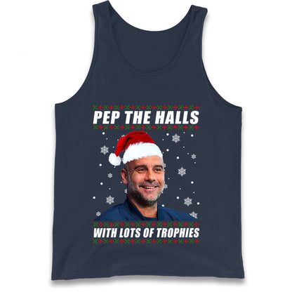 Pep Guardiola Christmas Tank Top