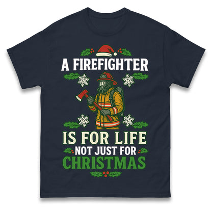 Firefighter Christmas T Shirt