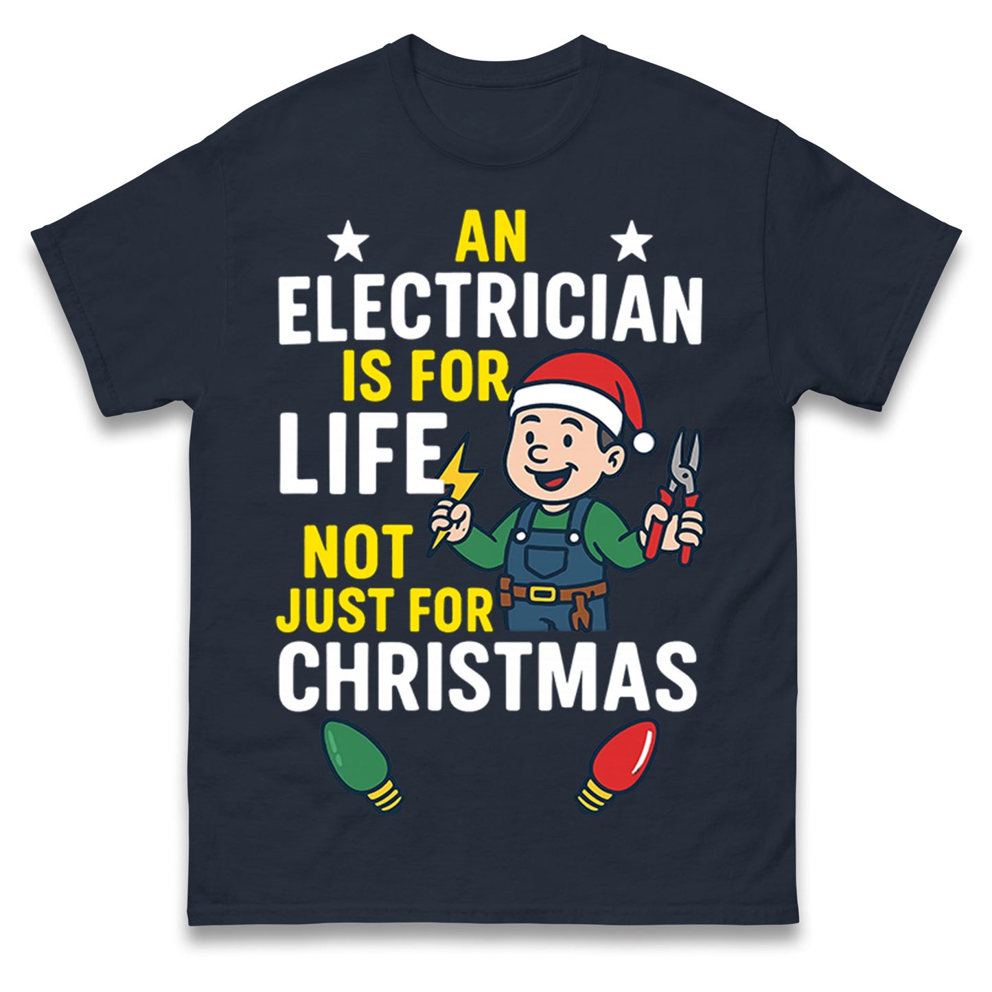 Electrician Christmas T Shirt