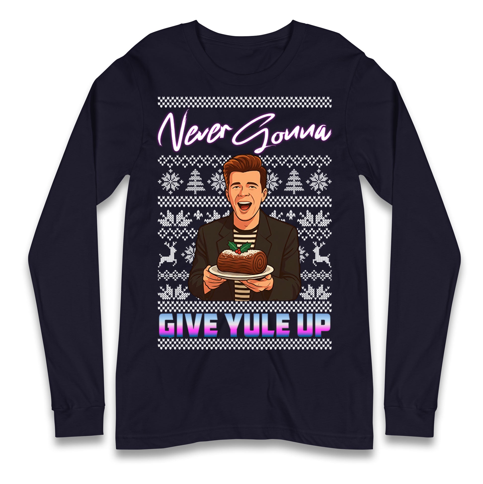 Rick Astley Christmas Longsleeve T Shirt