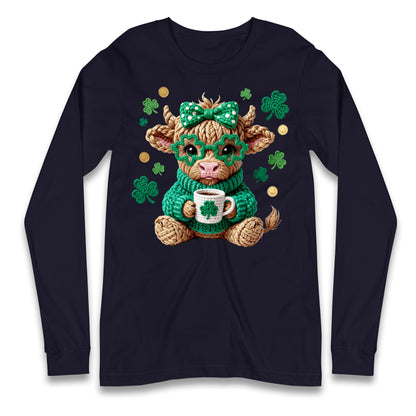 Cute Cow St Patrick Longsleeve Tee