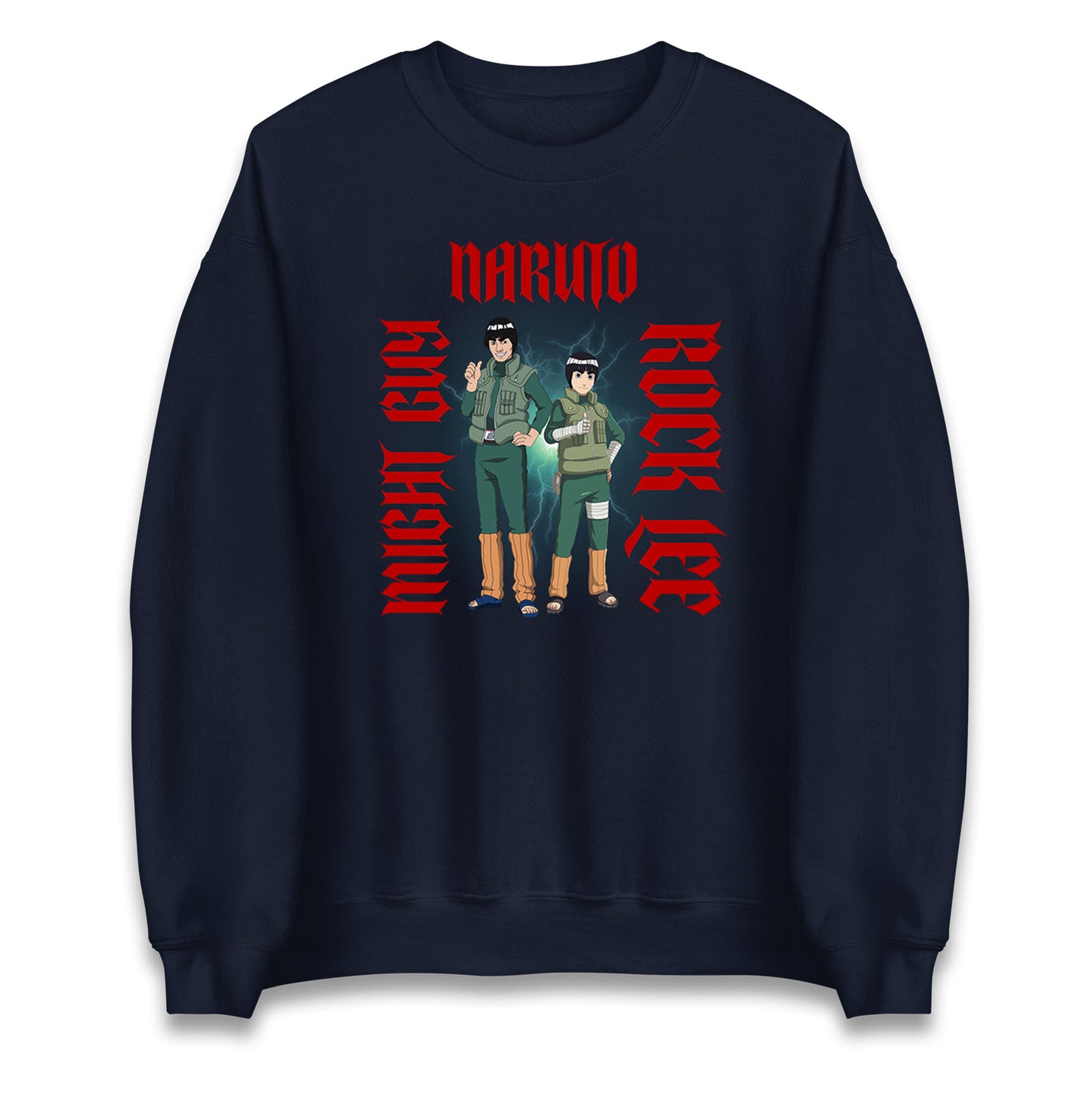 Naruto Might Guy And Rock Lee Sweatshirt