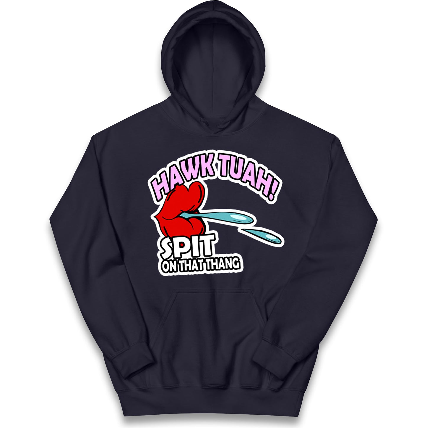 Hawk Tuah Spit on That Thang Kids Hoodie