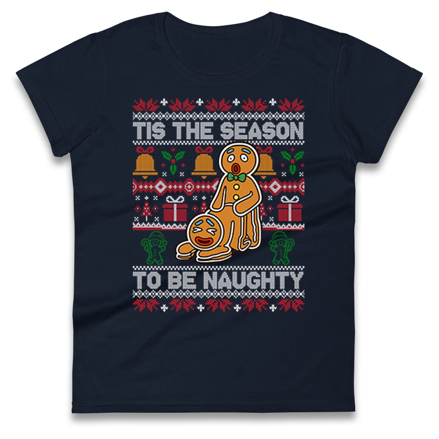 Ginger Bread Man Ladies T Shirt