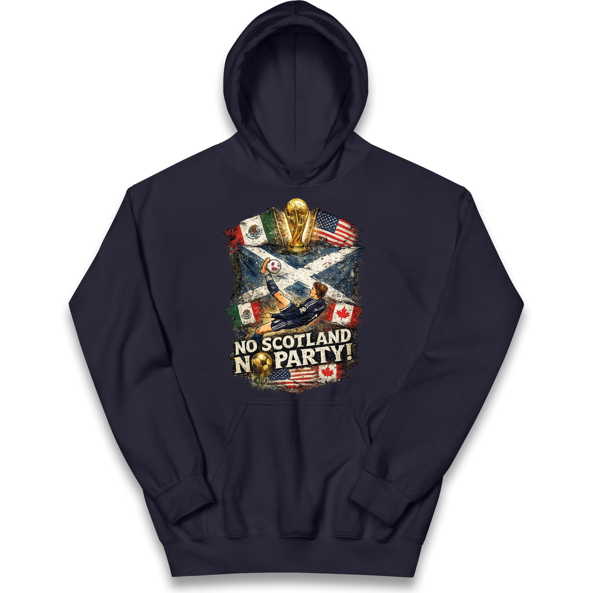 No Scotland No Party World Cup 2026 Kids Hoodie