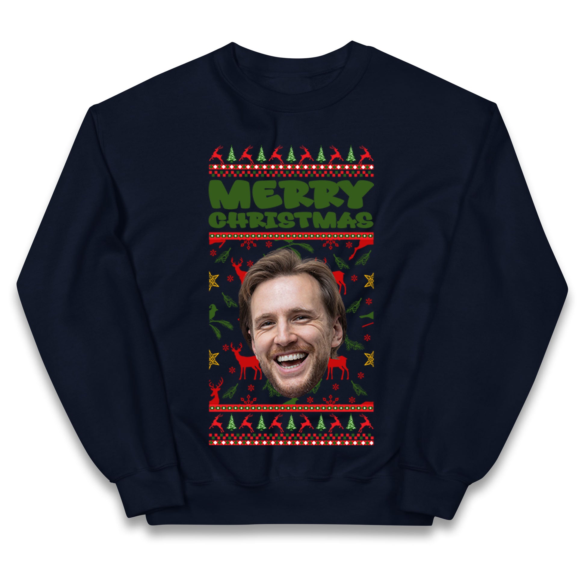 Personalise Merry Christmas Jumper
