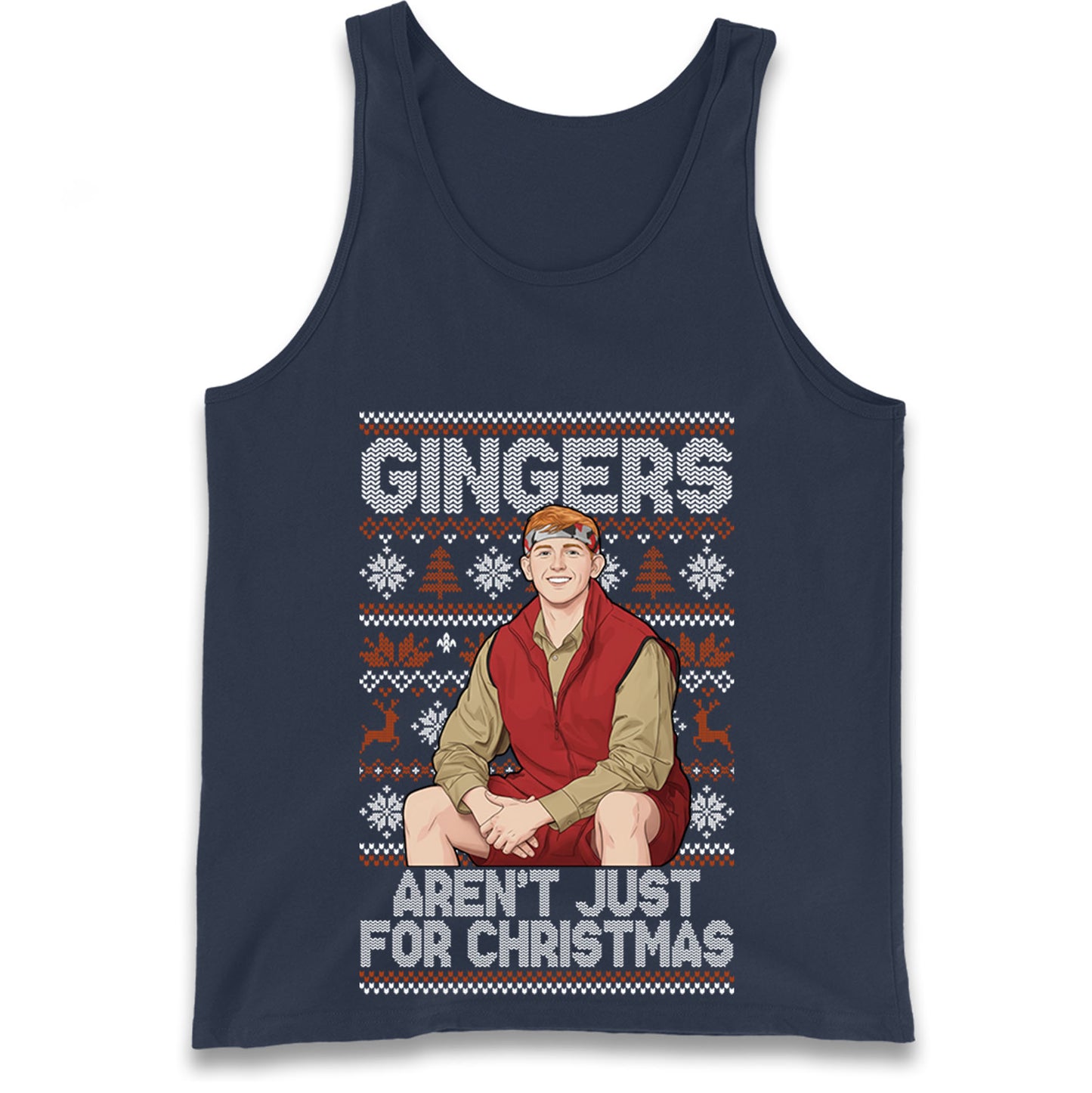 Angry Ginge Xmas Tank Top