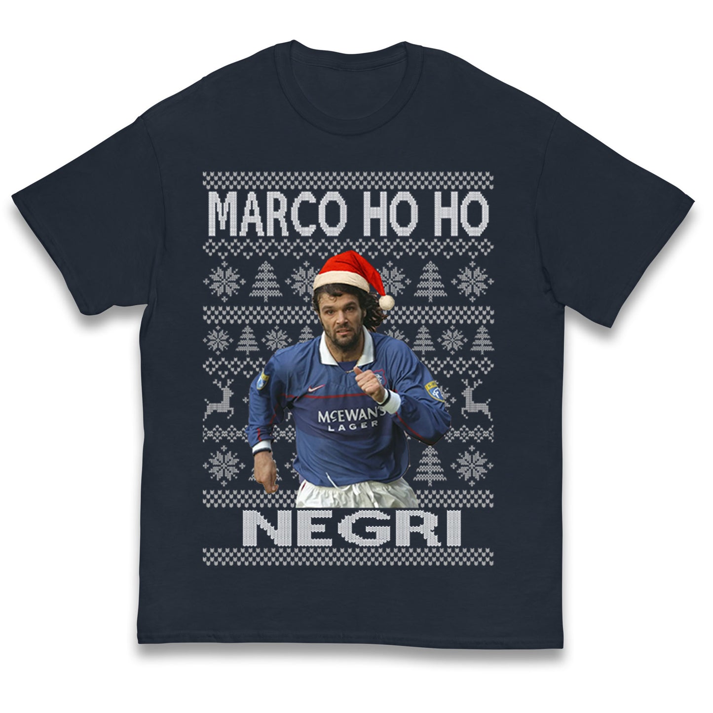 Rangers FC Christmas Kids T Shirt