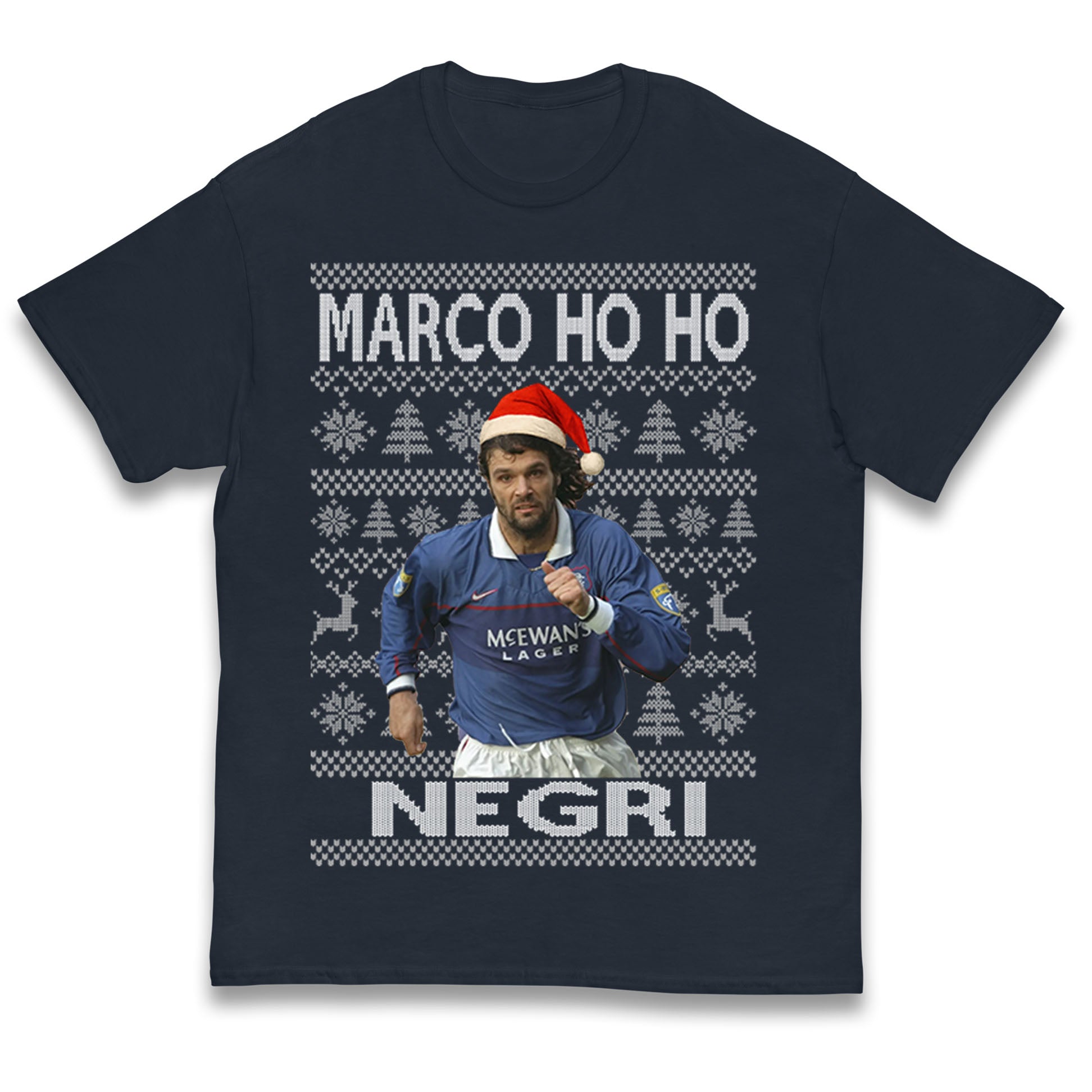 Rangers FC Christmas Kids T Shirt