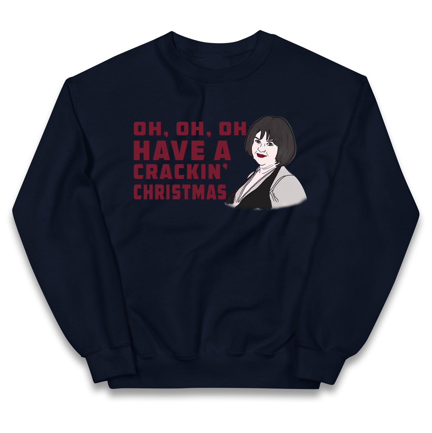 Oh My Crackin Christmas Nessa Gavin And Stacey Kids Jumper
