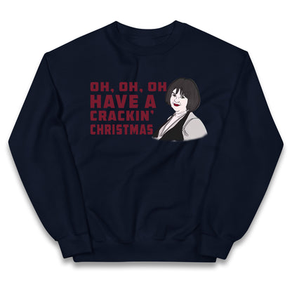 Oh My Crackin Christmas Nessa Gavin And Stacey Kids Jumper