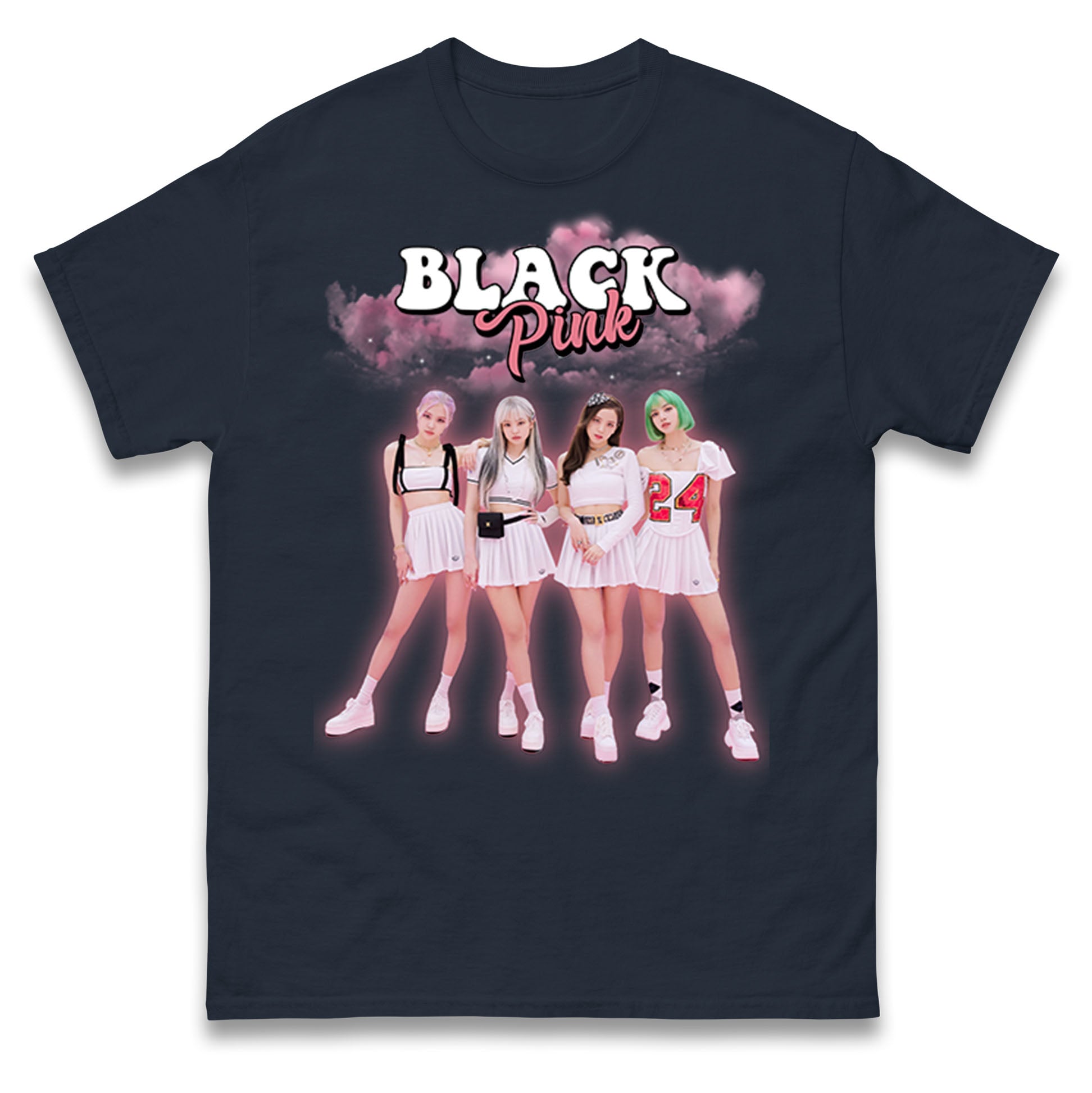 Blackpink K Pop Idol Band T Shirt